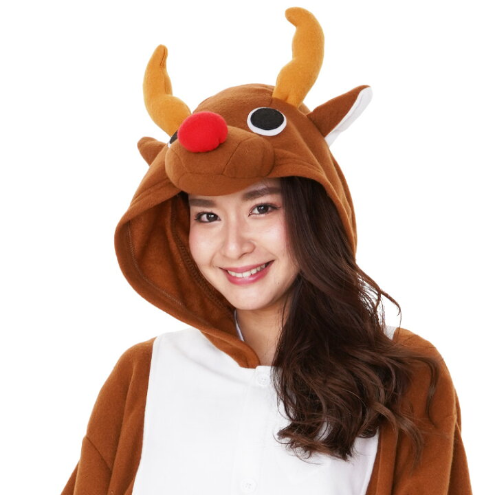 楽天市場】トナカイ コスプレ 着ぐるみ 衣装 クリスマス コスプレ 