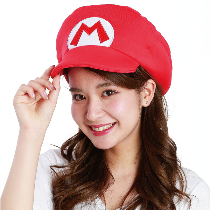 楽天市場】キャップ 着ぐるみキャップ 大人用 フリース素材 マリオ 
