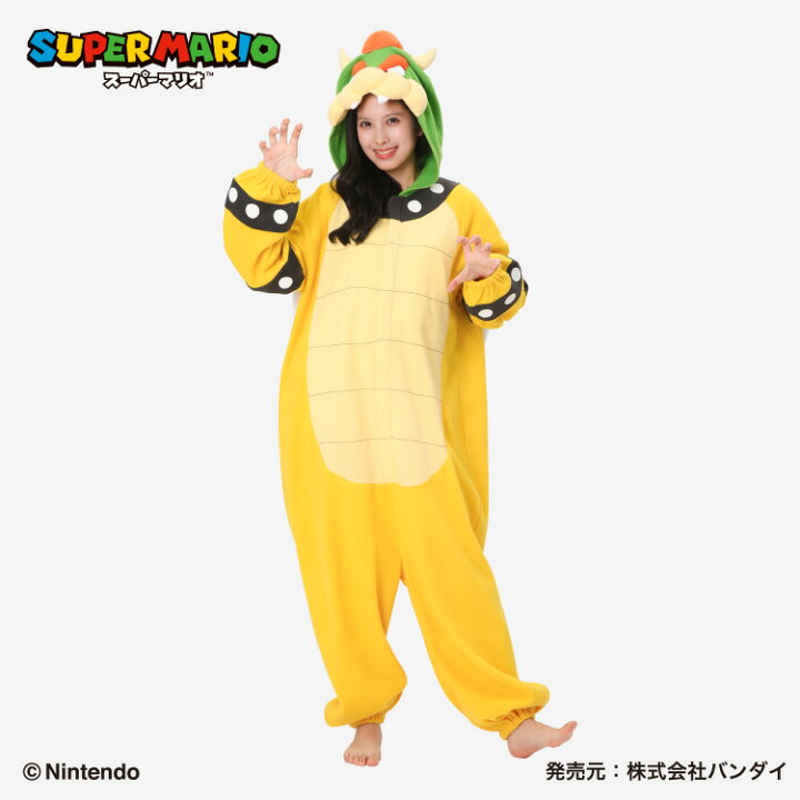 楽天市場】着ぐるみ パジャマ 大人用 フリース スーパーマリオ クッパ 