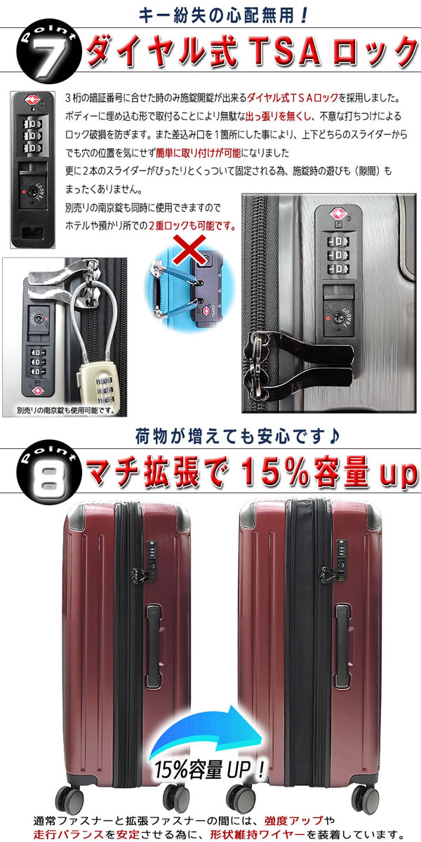 楽天市場】スーツケース LLサイズ Lサイズ 大型 キャリーケース