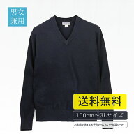 学生服 セーター 制服男女兼用 小学生制服 中学生 高校生 ウール混 スクールセーター 100-3L(紺)