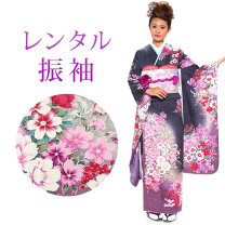 楽天市場】振袖 レンタル（ブランドハナエモリ）（着物セット｜和服 