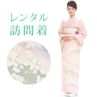 【レンタル】 訪問着 18点セット 訪問着レンタル フルセット h243 【往復送料無料】 訪問着 袷 2Lサイズ …