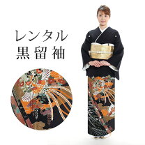 楽天市場】オレンジ（種類（着物）黒留袖）（和服｜レディース  
