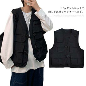ベスト メンズ アウトドア 黒 フィッシングベスト 春夏 軽量 通気 多機能 ジレ ミリタリー 便利 収納 ポケット 撮影 山歩き 登山 アウトドアファッション 大きいサイズ 作業着 ワーク服 作業服 四季通用 多機能ベスト 男女兼用