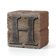 アルファベットブロック H　幅75mm×奥行60mm×高さ75mm アルファベットレンガ 4532126506112 倉庫No0001
