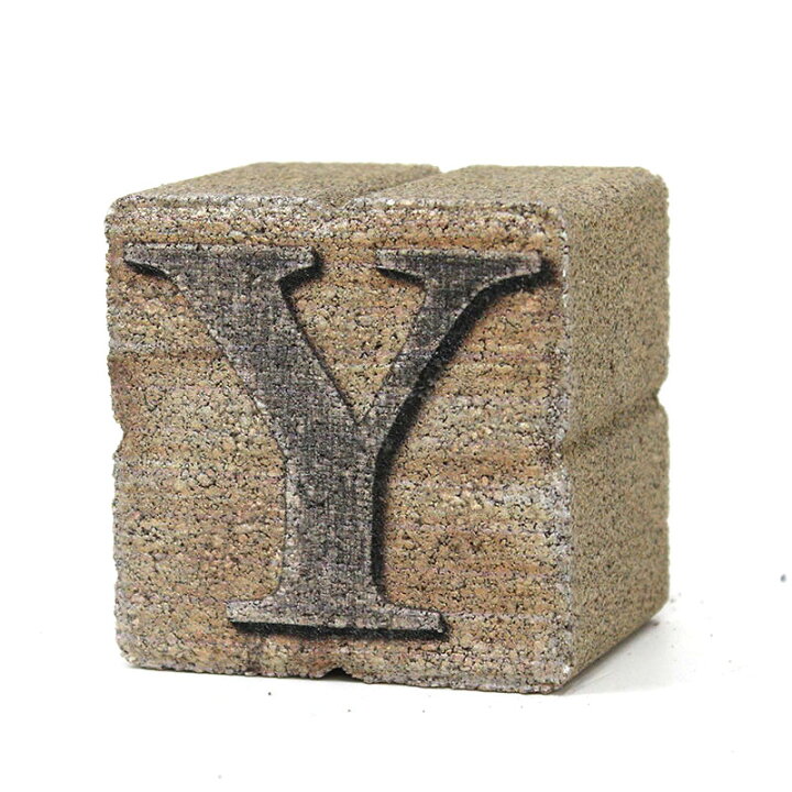 楽天市場 アルファベットブロック Y 幅75mm 奥行60mm 高さ75mm アルファベットレンガ スーパーメガホームセンター Ejoy