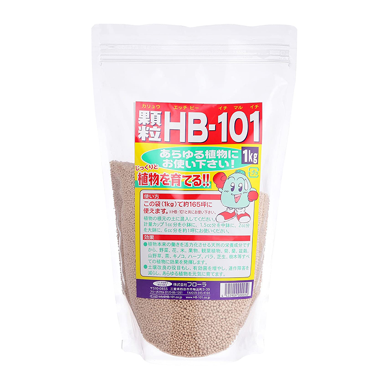 天然植物活力液 植物活力剤 じっくり効く顆粒タイプ 効果は約3か月持続 フローラ HB-101 情熱セール 1kg 4522909000050 セール特別価格 顆粒
