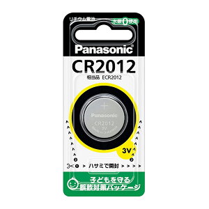 Panasonic ���`�E���d�r �R�C���` 3V 1�� CR2012 �p�i�\�j�b�N ���[���֑Ή��i10�܂Łj 4902704242204