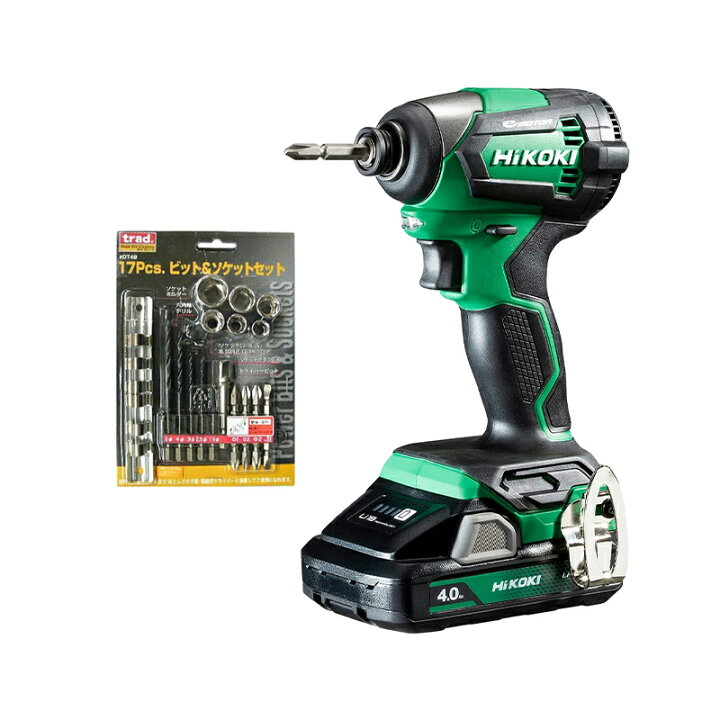 楽天市場】数量限定おまけ付き 17Pcsビット＆ソケットセットプレゼント  