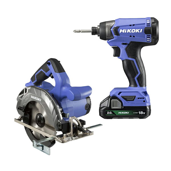 数量限定特別セット HiKOKI ハイコーキインパクト FWH18DA(2BG) ＋ 丸ノコ FC1806DA(NN) 4966376400560 4966376338399 倉庫No0001