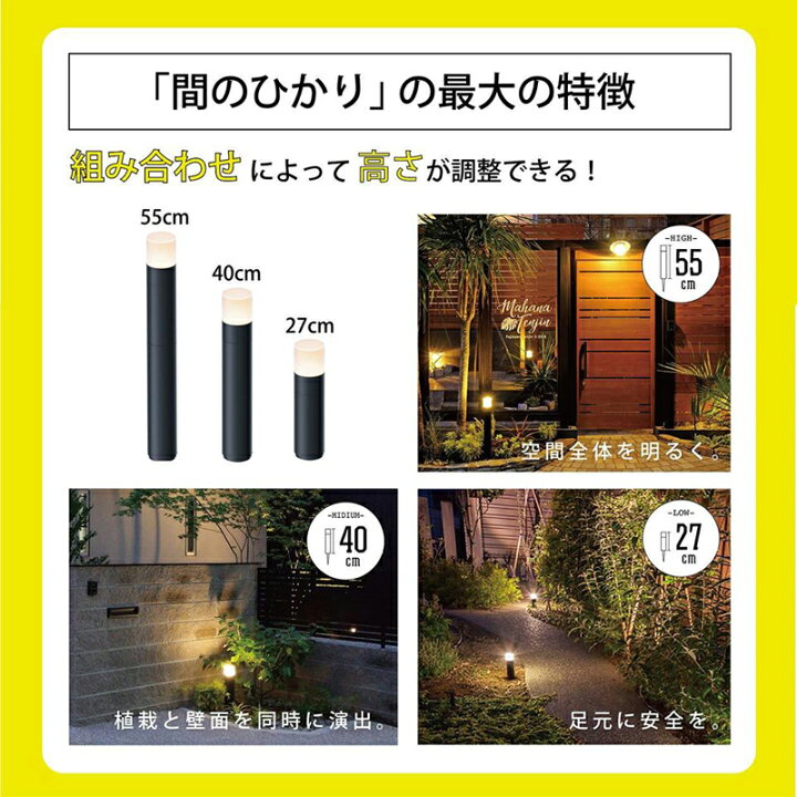 楽天市場】タカショー ひかりノベーション 間のひかり 基本セット LGL 