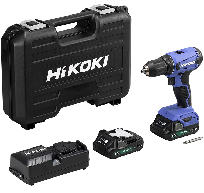 贈与HiKOKI ハイコーキ 18V 4966376400539 コードレス ドライバドリル 2.0Ah FDS18DA(2BG) 電動工具本体 