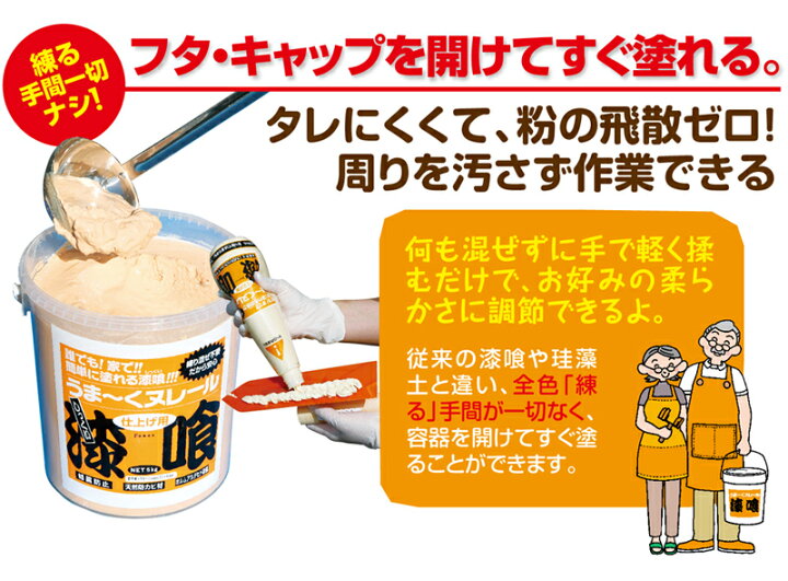 楽天市場】うま〜くヌレール18Kg 下塗り用 【日本プラスター】（漆喰 