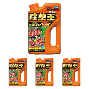 【4本セット】 フマキラー カダン 除草王シリーズ ザッソージエース 2L シャワータイプ 根まで枯らす 家庭園芸用 除草剤 【ニトリルゴム手袋プレゼント 】 4902424450057