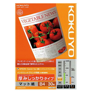 KOKUYO IJPp X[p[t@CO[h ݂ B4 30 }bg RN KJ-M16B4-30 4901480253923