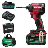 【ejoyオリジナルセット】HiKOKI コードレスインパクトドライバ スコーピオンレッド WH36DD 2XHRSZ ＋ ツ…