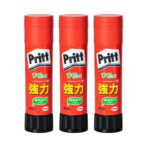 PLUS �X�e�B�b�N�̂� Pritt �v���b�g ���� �~�f�B�A���T�C�Y 20g 3�{�p�b�N NS-702-3P ���[���֑Ή��i3�܂Łj 4977564650704
