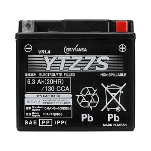 GS���A�T VRLA ����َ��o�b�e���[ �o�C�N�p�o�b�e���[ YTZ7S 4580181121085