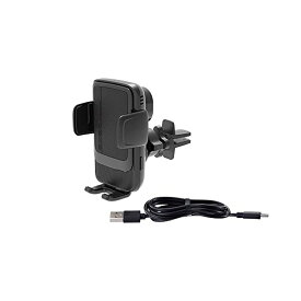 星光産業 EXEA 車載用充電器 ワイヤレス充電自動開閉ホルダー ブラック EC-230 4974267132308