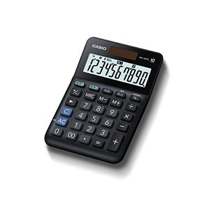 CASIO �J�V�I W�ŗ��d�� 10�� �Ōv�Z �u���b�N �~�j�W���X�g�^�C�v MW-100TC-BK-N 4549526608377