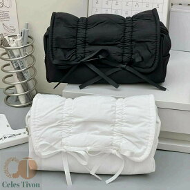 ペンケース かわいい 高校生 大学生 小学生 韓国 可愛い かわいい ペンポーチ 筆記用具 筆箱 筆入れ おしゃれ 大容量 文房具 可愛い インス映え ガーリー リボン Y2K シンプル