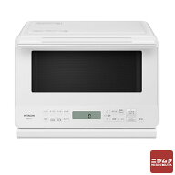 日立 簡易スチーム 27L ワイド＆フラット オーブンレンジ MRO-F6C-W ホワイト フラット 電子レンジ オー…