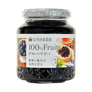 スドージャム 信州須藤農園 100%フルーツ ブルーベリー 340g