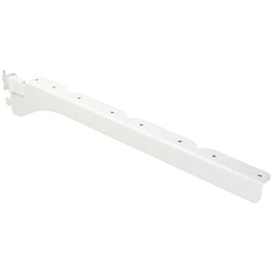 和気産業(Waki Sangyo) 1X4ピラシェル棚受 棚受け金具 4枚用 左 1枚入り 白 355×55×20mm WPS044