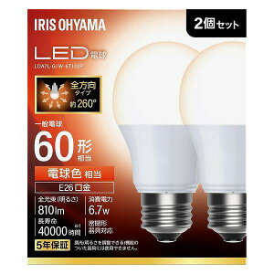 �A�C���X�I�[���} LDA7L-G/W-6T102P E26 �S���� 60�`����
