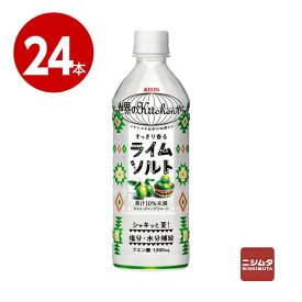 キリン　世界のKitchenから　ライムソルト　500ml×24本　ペットボトル【送料無料】 【m特】