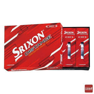 DUNLOP(ダンロップ) ゴルフボール SRIXON DISTANCE9 2022年モデル 1ダース(12個入り) ホワイト