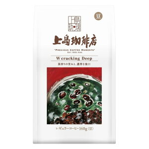 UCC 上島珈琲店 炒り豆 W cracking Deep 140g