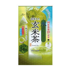 野村産業のむら茶園　水だし抹茶入り玄米茶　ティーバッグ　3gX54P