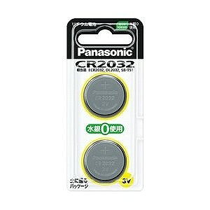 パナソニック リチウムコイン電池×2個 Panasonic CR2032 CR-2032/ 2P