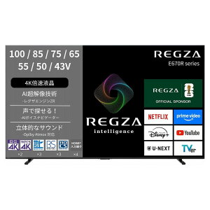 TVS REGZA 43v�^ 4K�t�� �X�}�[�g�e���r 43E670R