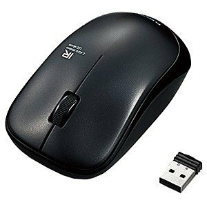 �G���R�� ���C�����XIR LED�}�E�X(3�{�^��) M-IR07DRBK �y�u���b�N�z