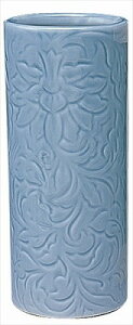 マルエス 青磁 唐草 投入花瓶 7.0寸