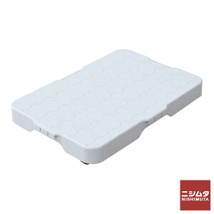 山善(YAMAZEN) 台車 スマートフロア ホワイト NST-50(WH) 耐荷重50kg 家庭用 連結 平台車 NST-50 ニシムタ