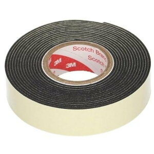 エーモン(amon) 強力両面テープ 多用途 黒 幅15mm×長さ2m×厚さ1mm