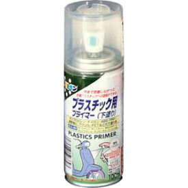 アサヒペン　プラスチック用プライマースプレー　100ML　クリヤ