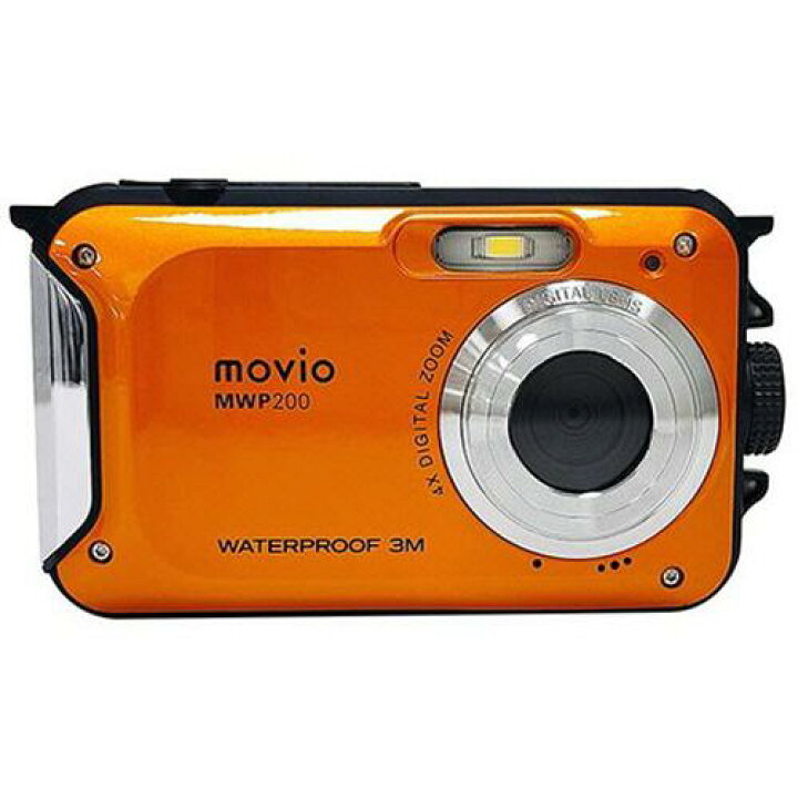 楽天市場】movio 500万画素 防水デジタルカメラ MWP200 : ニシムタ 