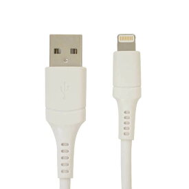 ラスタバナナ 充電・通信ケーブル Lightning／USB-A 2m ホワイト