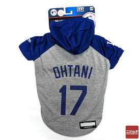 ファンタジーワールド　MLB公認　ロサンゼルスドジャース大谷翔平選手モデル　ユニフォーム　野球　パーカー　ペット用　Mサイズ