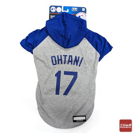 ファンタジーワールド　MLB公認　ロサンゼルスドジャース大谷翔平選手モデル　ユニフォーム　野球　パーカー　ペット用　Lサイズ