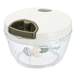 竹原製缶 みじん切り器 容量450ml 3枚刃 A-94 ホワイト/グリーン