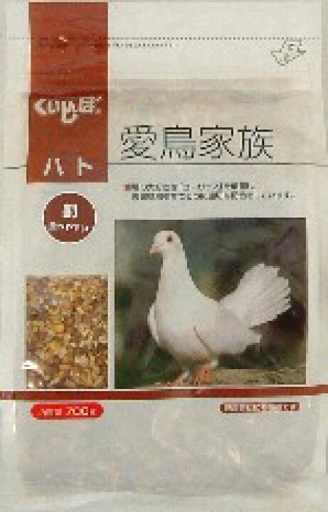 愛鳥家族 鳩用 割り餌 700g ニシムタ 極上ハトのエサ 5kg
