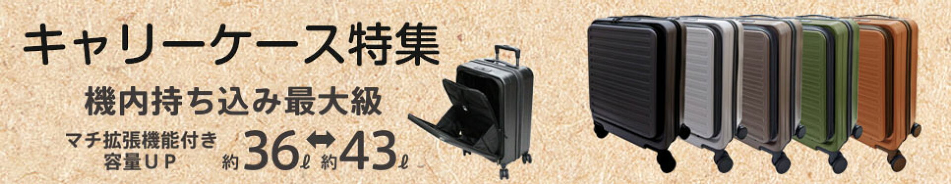 キャリーケース特集