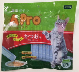 猫　おやつ　とろ～り　食いつき抜群　水分補給にも　介護にも　A Pro猫おやつ　かつお味14g×20P