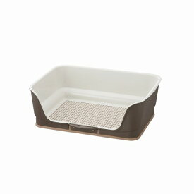 リッチェル お掃除簡単ステップ壁付きトイレ レギュラー ダークブラウン